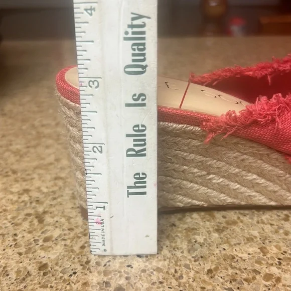 Sole Society Red Casual Bowknot Comfy Slip On Sandal Size 10 - Picture 3 of 7